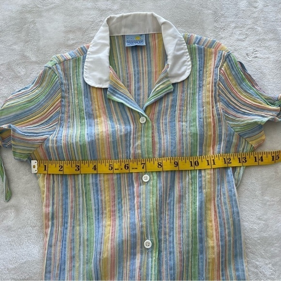 VINTAGE Hampton Girl Striped Blouse - Picture 6 of 6